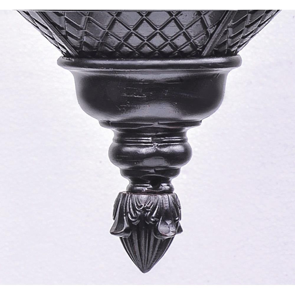 Maxim Lighting 55427WGOB Carriage House Outdoor Pendant Bottom Finial Detail in Oil Rubbed Bronze