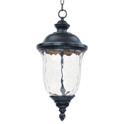Maxim Lighting 55427WGOB Carriage House 1 Light 25 Inch Oil Rubbed Bronze Outdoor Pendant