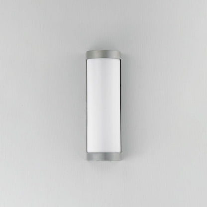 Maxim Lighting 55512WTBK Halfpipe LED Black Outdoor Wall Light - Lifestyle wall-mounted view