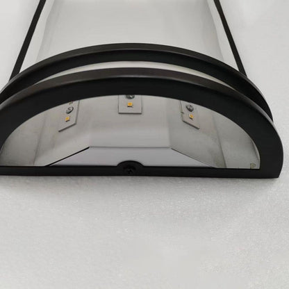 Maxim Lighting 55538WTBZ Linear 1 Light Bronze Outdoor Wall Sconce - bottom detail view showing LED components