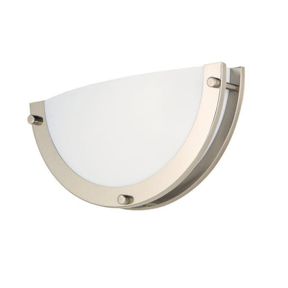 Maxim Lighting 55540WTSN Linear 1 Light 12 Inch Satin Nickel Wall Sconce