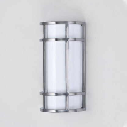 Maxim Lighting 55571WTSN Moon Ray Outdoor LED Wall Sconce Installed Side View