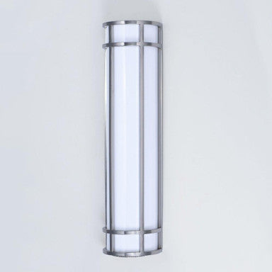 Maxim Lighting 55575WTSN Moon Ray Satin Nickel Outdoor Wall Sconce Side View