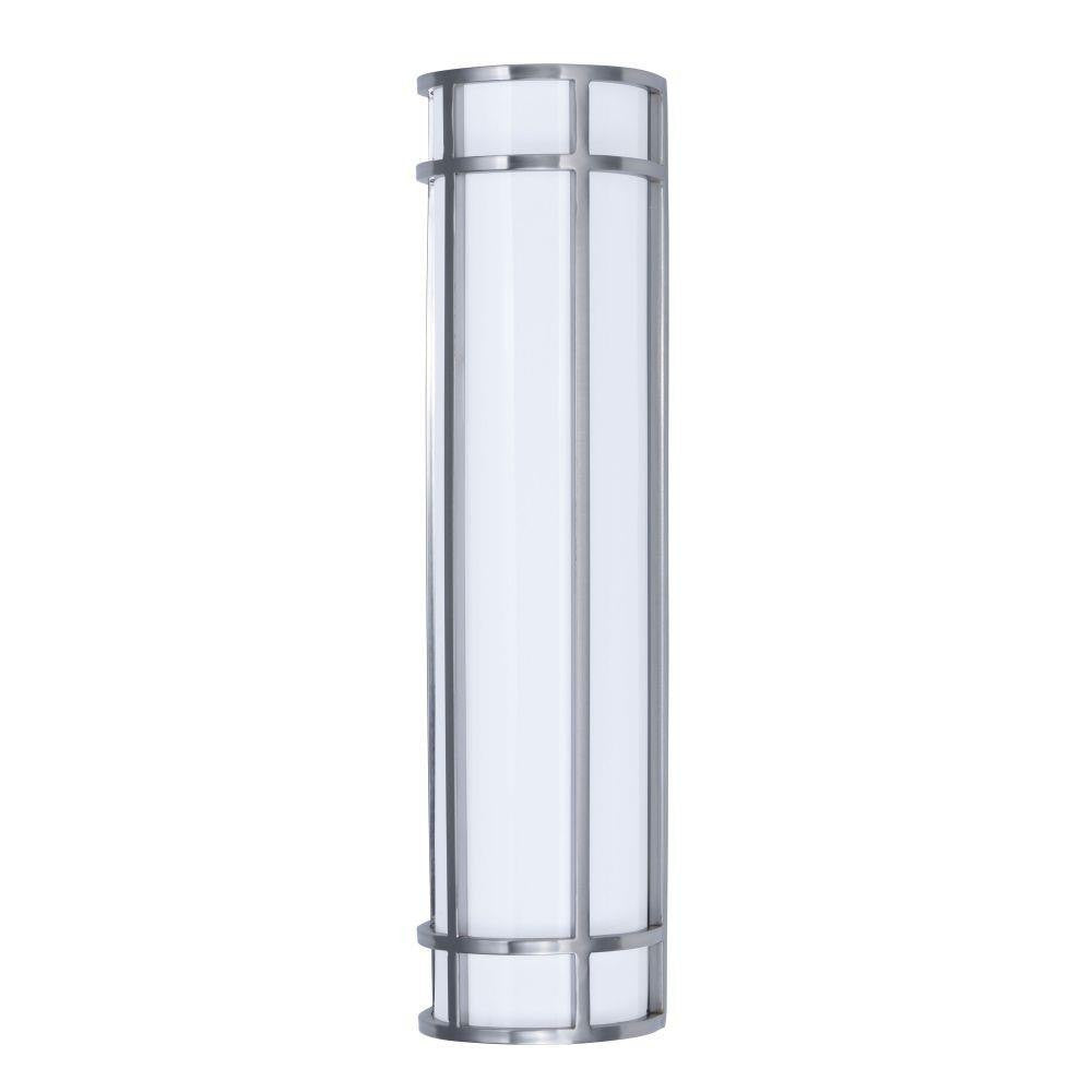 Maxim Lighting 55575WTSN Moon Ray 1 Light 24 inch Satin Nickel Outdoor Wall Sconce