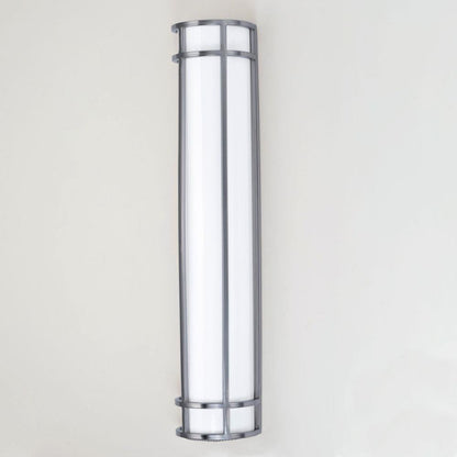 Maxim Lighting 55577WTSN Moon Ray Satin Nickel LED Outdoor Wall Sconce Angle View