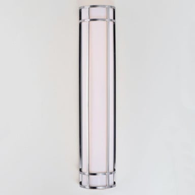 Maxim Lighting 55577WTSN Moon Ray Satin Nickel LED Outdoor Wall Sconce Profile View