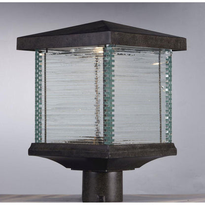Maxim Lighting 55735CLET Triumph Outdoor Post Mount - Angled View