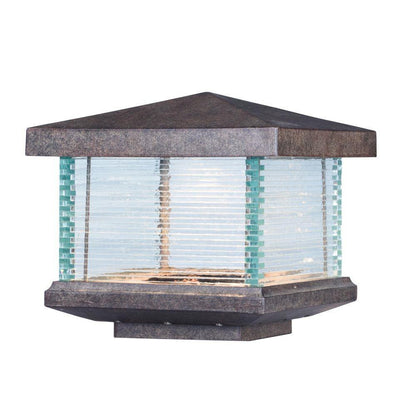 Maxim Lighting 55736CLET Triumph 1 Light 10 inch Earth Tone Outdoor Deck Lantern - Angled View