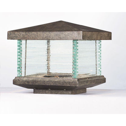 Maxim Lighting 55736CLET Triumph Outdoor Deck Lantern - Side Angle View