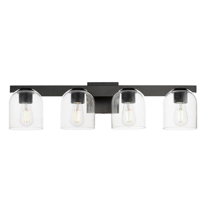 Maxim Lighting 21234MRPC Scoop 4 Light 29.5 inch Polished Chrome Bath Vanity Wall Light - Front View
