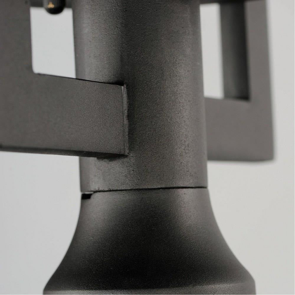 Maxim Lighting 55890BGBK Focus Black Outdoor Post Mount - Base Detail