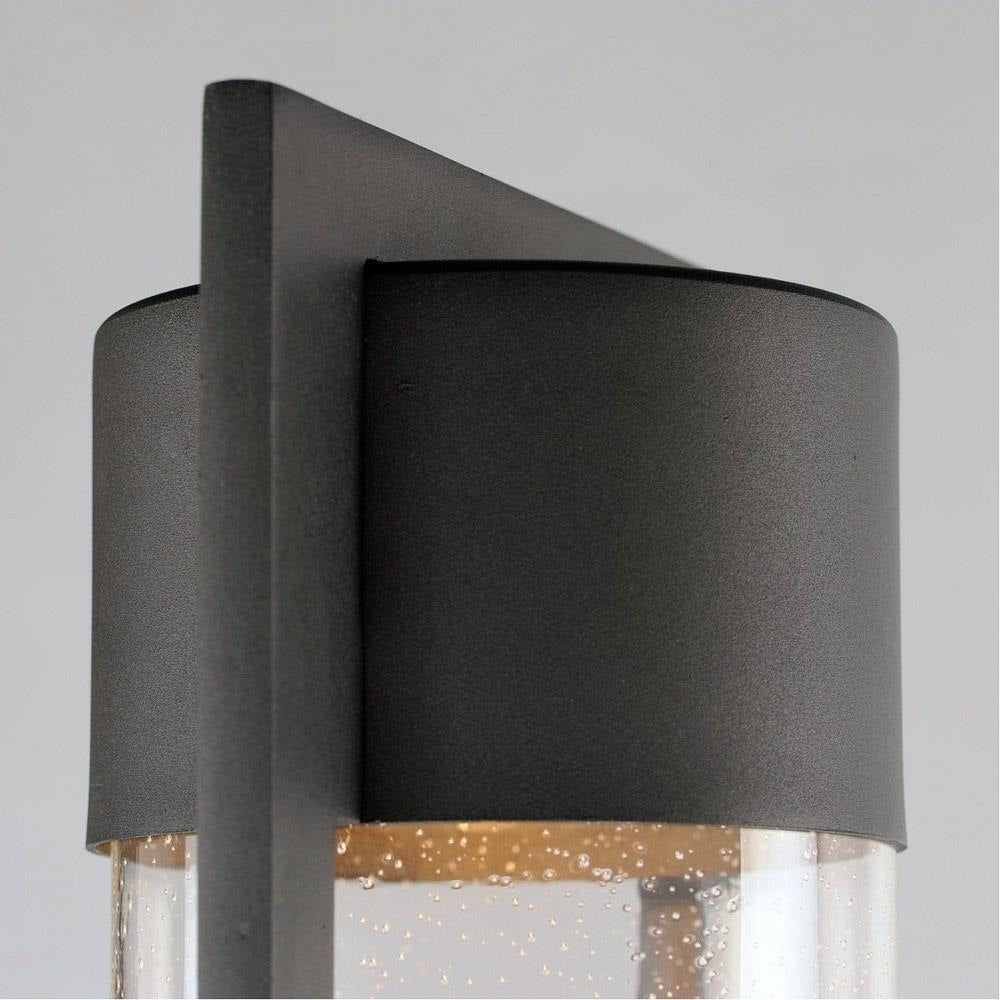 Maxim Lighting 55890BGBK Focus Black Outdoor Post Mount - Top Cap Detail