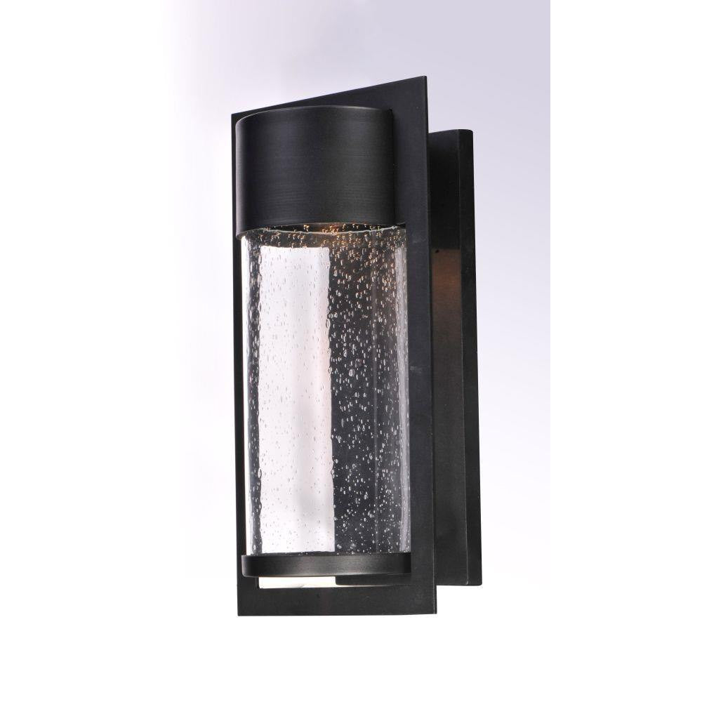 Maxim Lighting 55892BGBK Focus 1 Light Black Outdoor Wall Sconce - Side View