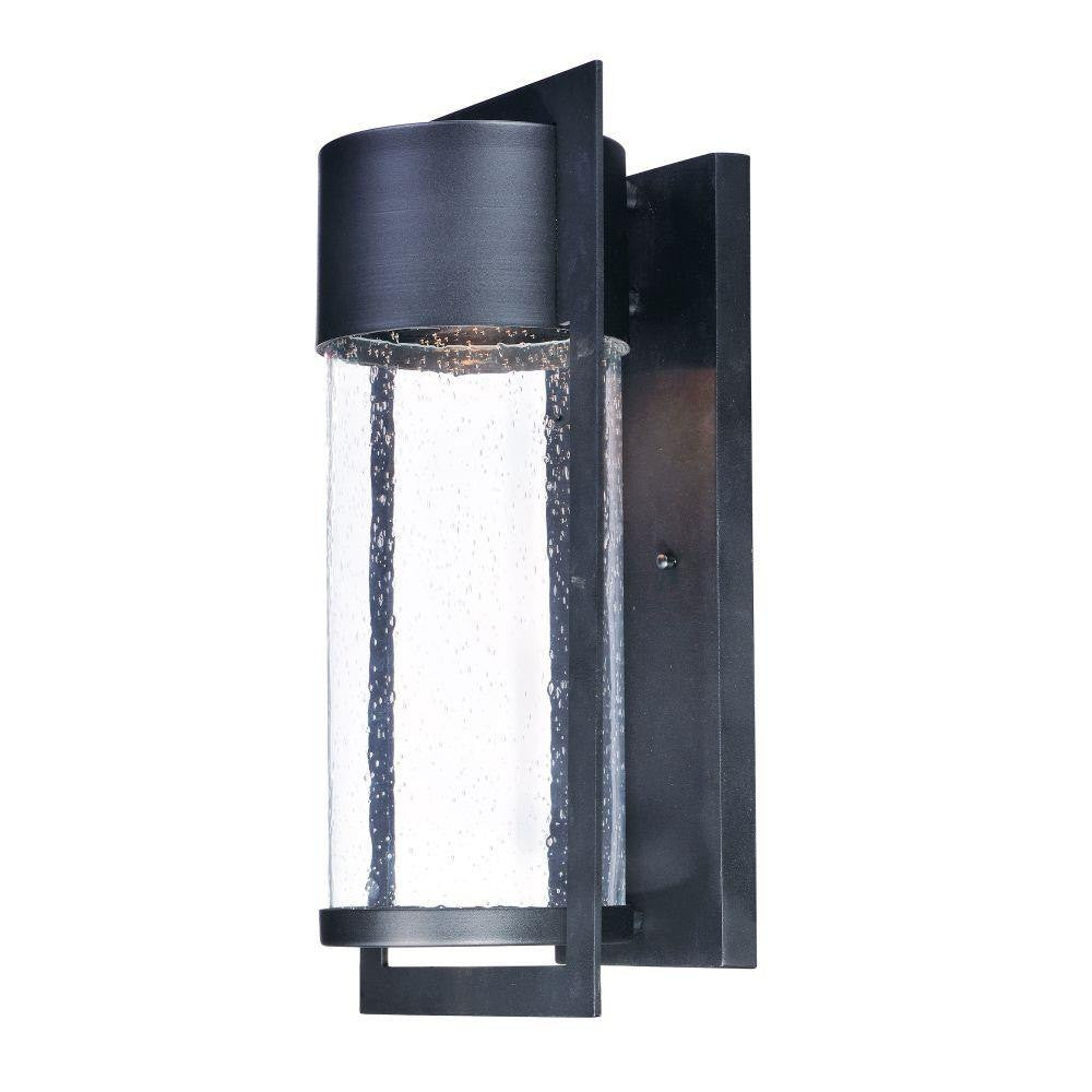 Maxim Lighting 55894BGBK Focus 1 Light 18 inch Black Outdoor Wall Sconce