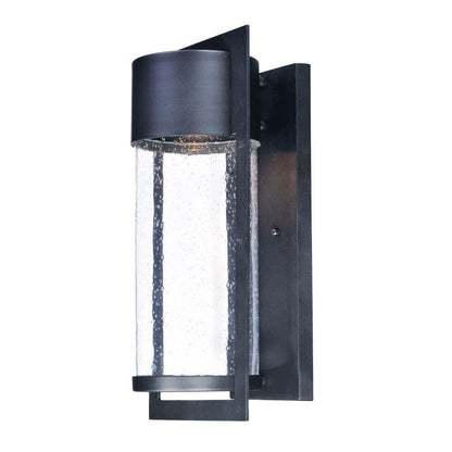 Maxim Lighting 55894BGBK Focus 1 Light 18 inch Black Outdoor Wall Sconce
