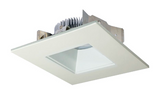 Nora Lighting NLCBS-4561240WW 4" Cobalt Shallow High Lumen Led Trim, Square/square Regress, White, Lumens 1200lm, Color Temperature 4000k