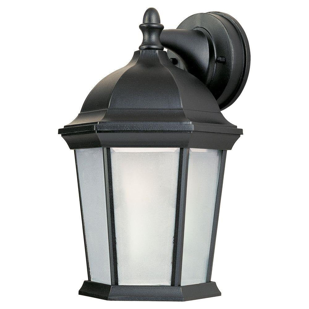 Maxim Lighting 56024FTBK Side Door 1 Light 8 inch Black Outdoor Wall Lantern