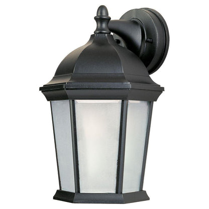 Maxim Lighting 56024FTBK Side Door 1 Light 8 inch Black Outdoor Wall Lantern