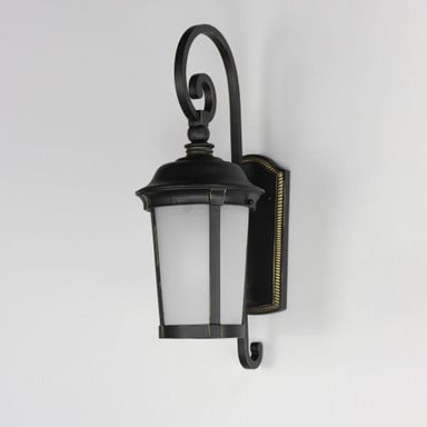 Maxim Lighting 56093FSBZ Dover Outdoor Wall Lantern - Side View