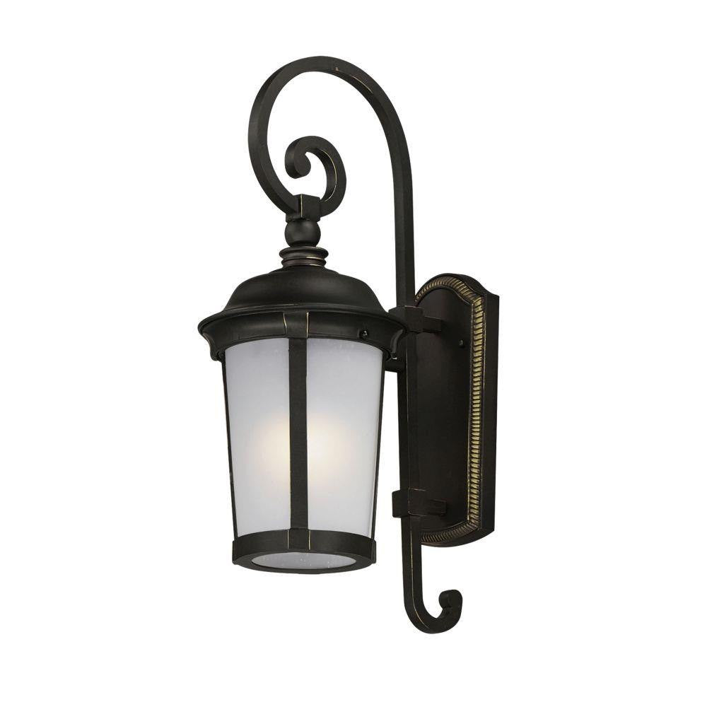 Maxim Lighting 56093FSBZ Dover 1 Light 19.5 Inch French Satin Bronze Outdoor Wall Lantern - Main View