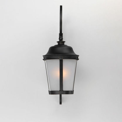 Maxim Lighting 56095FSBZ Dover Outdoor Wall Lantern - Front View on Wall