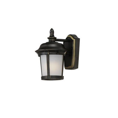 Maxim Lighting 56096FSBZ Dover 1 Light 9.5 Inch French Satin Bronze Outdoor Wall Lantern