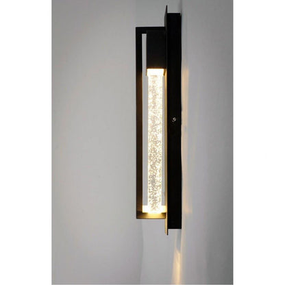Maxim Lighting 56190BGBK Cascade Black LED Outdoor Wall Lantern Side Angle View