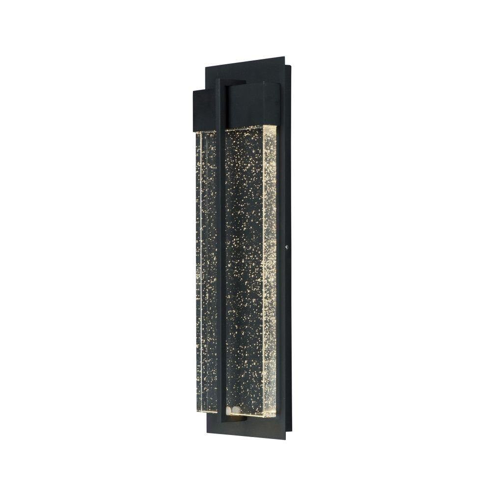 Maxim Lighting 56194BGBK Cascade 1 Light 21 inch Black Outdoor Wall Lantern - Angled product view on white background