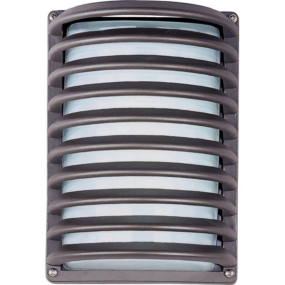 Maxim Lighting 56222WTABZ Zenith 1 Light 12 Inch Architectural Bronze Outdoor Wall Lantern