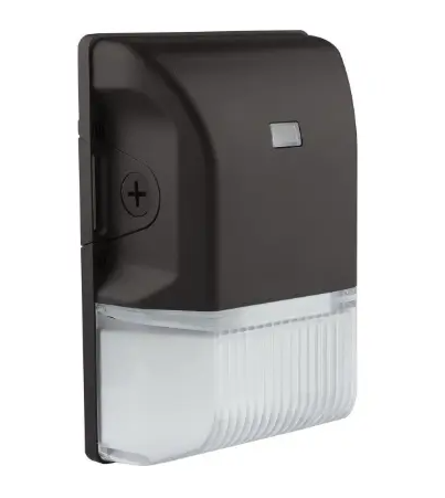 Nuvo 65-747 LED Wall Pack w/ PC, Small, Wattage 20W, Voltage 120V-277V, Multi-Color Temperature, Black