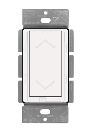 Enerlites 57302-3K-W LED/CFL Incandescent/Halogen Remote Dimmer Switch, White