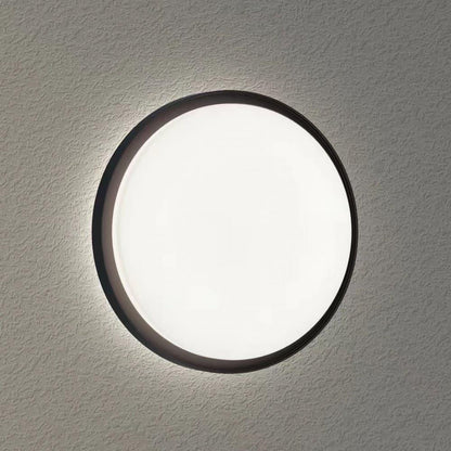 Maxim Lighting 57312WT Float 1 Light 11.5 inch LED Flush Mount Ceiling Light illuminated, Black finish
