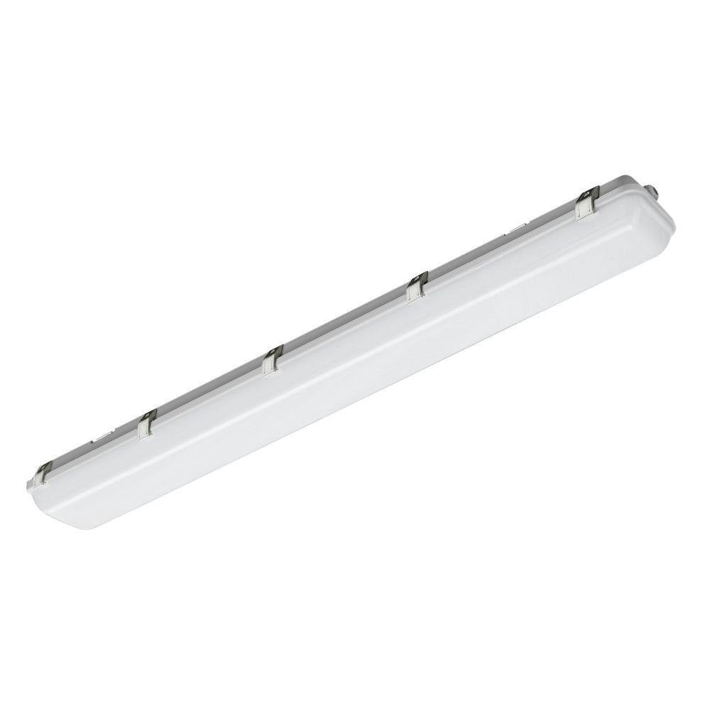 Maxim Lighting 57535WTDG Vaportight 1 Light 4 Inch White Dark Gray Flush Mount Ceiling Light