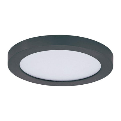 Maxim Lighting 57590WTSN Chip 1 Light 5.5 Inch Satin Nickel LED Round Flush Mount Ceiling Light