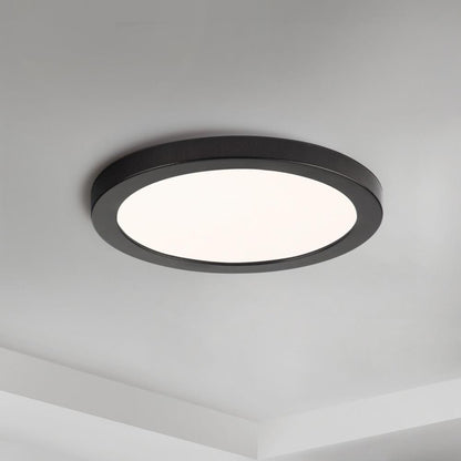 Maxim Lighting 57592WTWT Chip LED Round Flush Mount Installed on Ceiling
