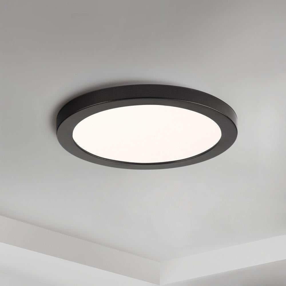 Maxim Lighting 57592WTBK Chip 1 Light 7 inch Black LED Flush Mount Ceiling Light Lifestyle