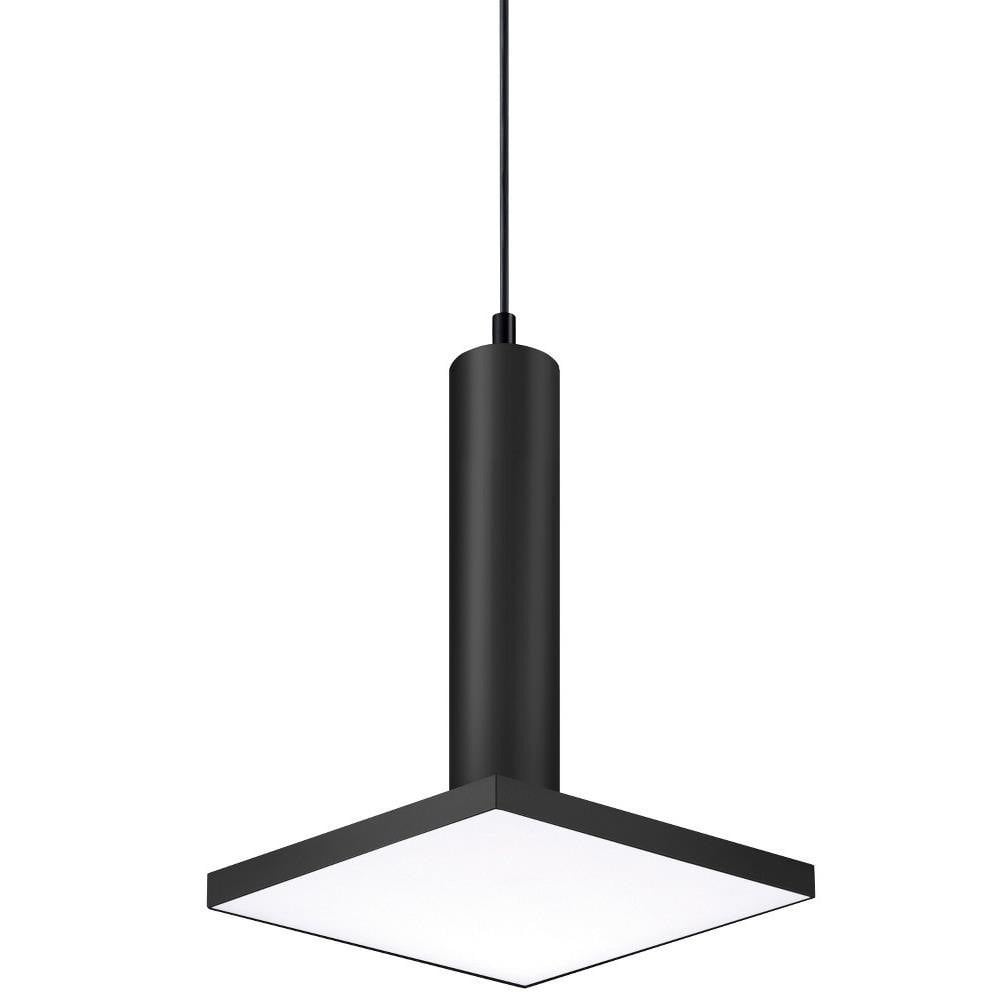 Maxim Lighting 57600PC Trim Mini Pendant Ceiling Light in Polished Chrome with Square LED Panel