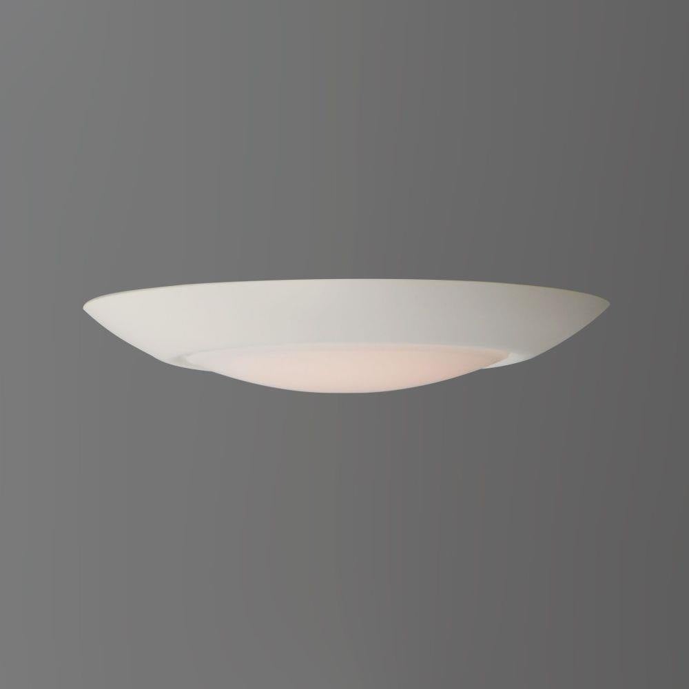 Maxim Lighting 57614WTWT Diverse 1 Light 7.5 inch White LED Flush Mount Ceiling Light - Side View