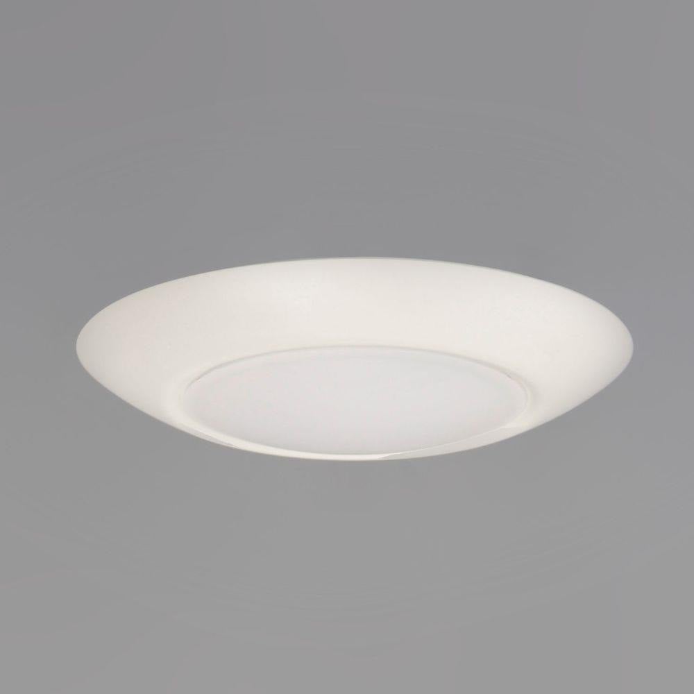 Maxim Lighting 57614WTWT Diverse 1 Light 7.5 inch White LED Flush Mount Ceiling Light - Angle View