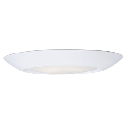 Maxim Lighting 57614WTWT Diverse 1 Light 7.5 inch White LED Flush Mount Ceiling Light - Front View