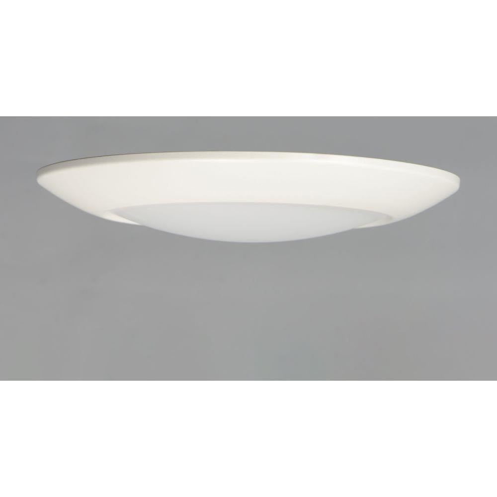 Maxim Lighting 57641WTWT Diverse White LED Flush Mount - top angle ceiling view
