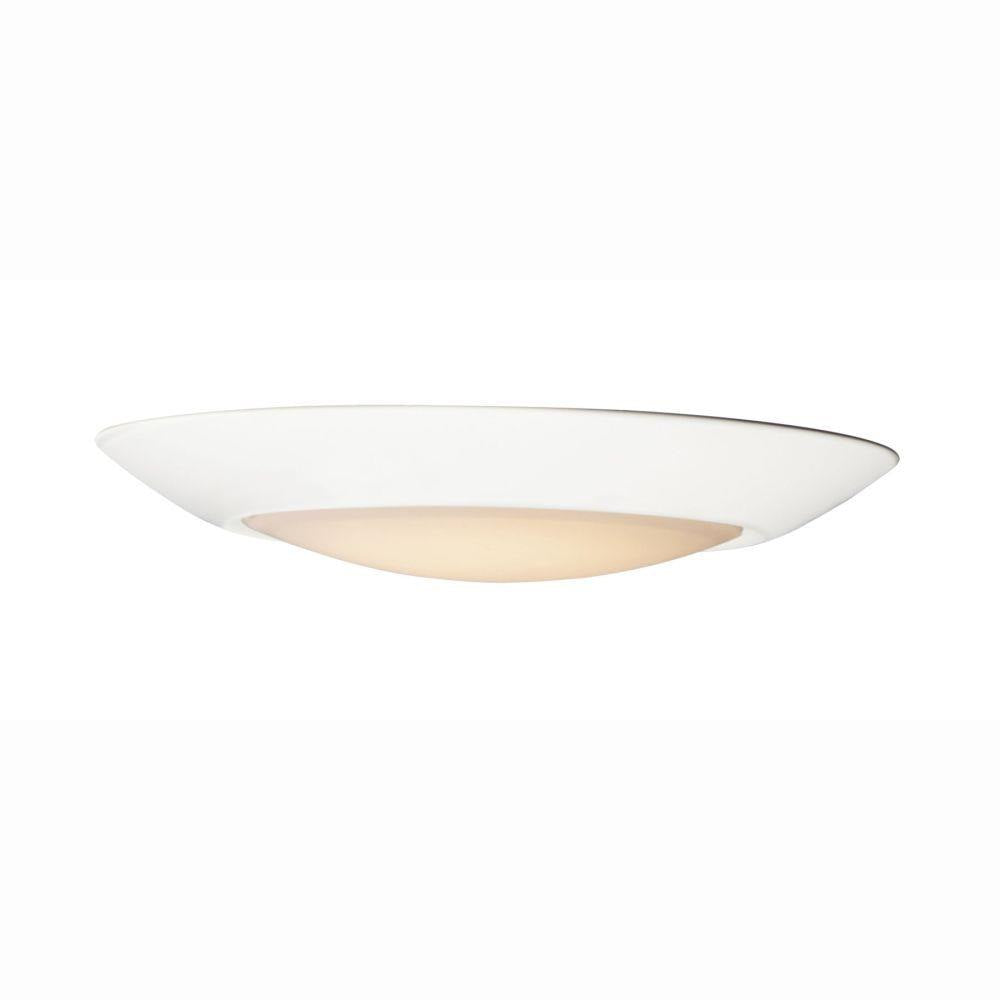 Maxim Lighting 57643WTWT Diverse 1 Light 7.5 inch White Flush Mount Ceiling Light