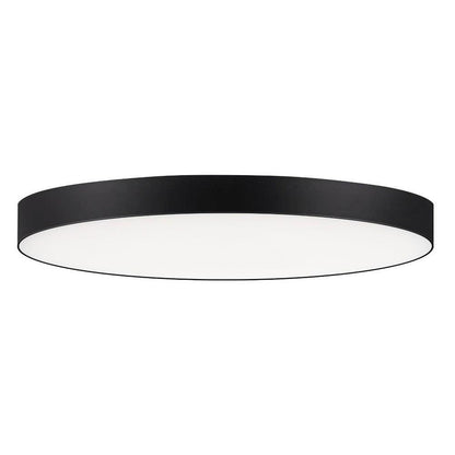 Maxim Lighting 57663WTSN Trim 1 Light 9 Inch Satin Nickel LED Flush Mount Ceiling Light