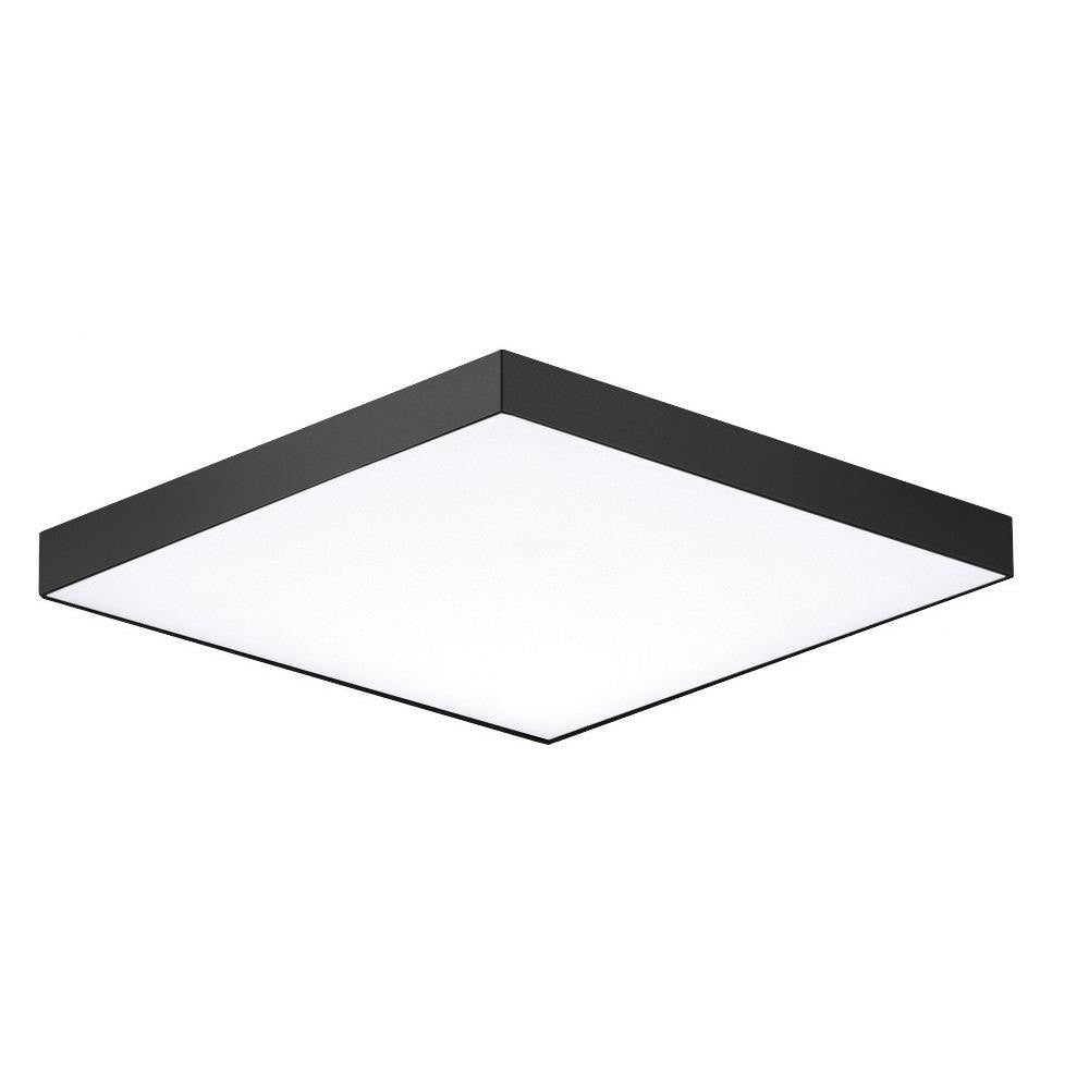 Maxim Lighting 57667WTBK Trim 1 Light 6.25 inch Black LED Flush Mount Ceiling Light