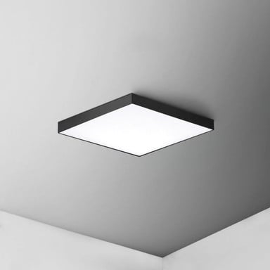 Maxim Lighting 57668WTWT Trim LED Flush Mount installed on ceiling