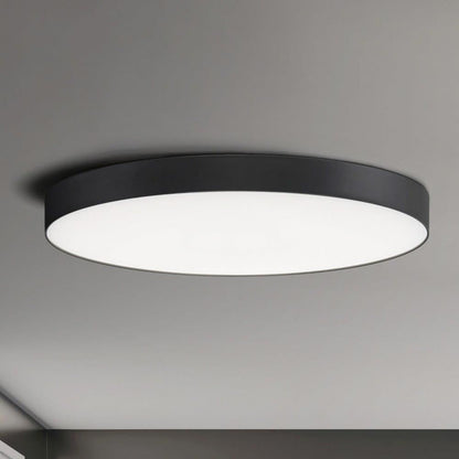 Maxim Lighting 57670WTSN Trim LED Flush Mount Ceiling Light Installed on Ceiling