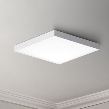 Maxim Lighting 57675WTWT Trim 1 Light 15 inch White Flush Mount Ceiling Light