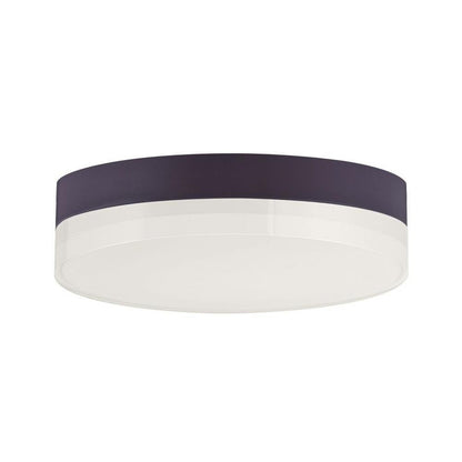 Maxim Lighting 57682CLFTBZ Illuminaire II 1 Light 7 Inch Bronze Round Flush Mount Ceiling Light