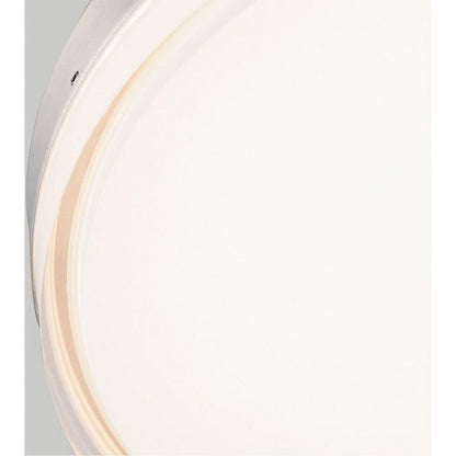 Maxim Lighting 57682CLFTSN Illuminaire II Satin Nickel Flush Mount close-up detail