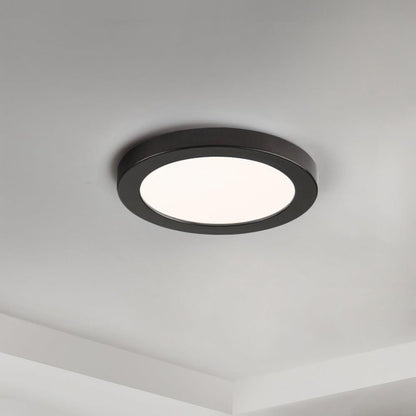 Maxim Lighting 57690WTBK Chip 1 Light 5.25 Inch Black LED Flush Mount Ceiling Light - Lifestyle View
